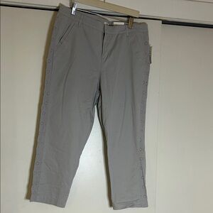 Style & Co. Women's Gray Cropped Pants